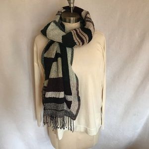 Wilfred textured crinkle wool scarf